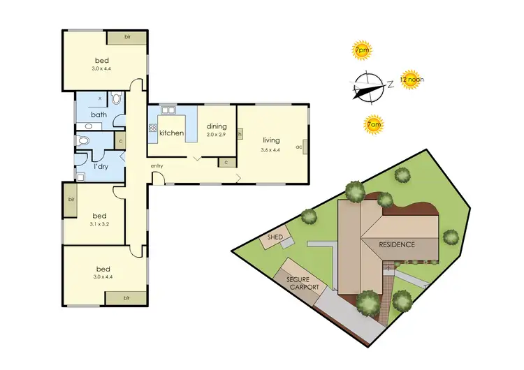 Floorplan of Homely house listing, 2 Mitre Crescent, Frankston North VIC 3200