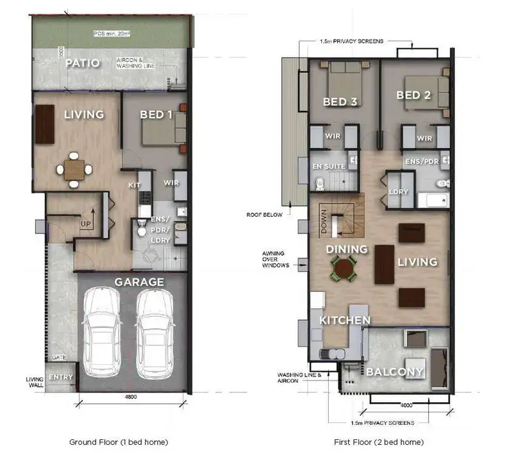 Floorplan of Homely townhouse listing, 12/165 Stringybark Road, Buderim QLD 4556