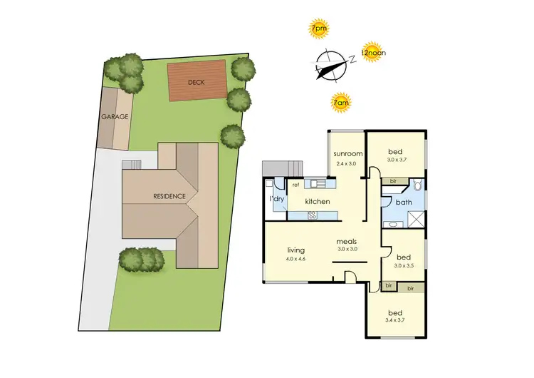 Floorplan of Homely house listing, 11 Golconda Avenue, Frankston VIC 3199