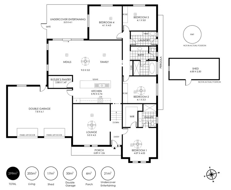 Floorplan of Homely house listing, 10 Galloway Court, Mount Barker SA 5251