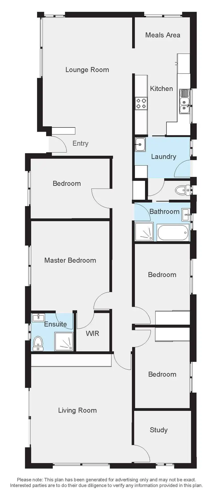 Floorplan of Homely house listing, 540 Douglas Road, Lavington NSW 2641