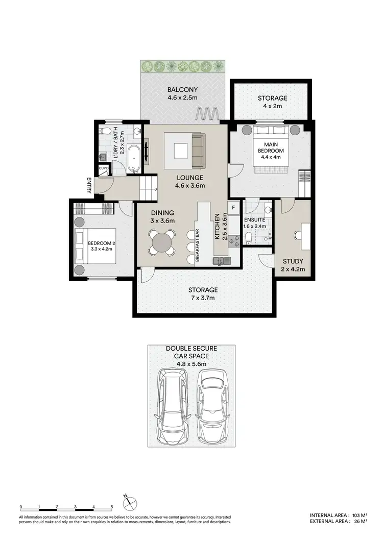 Floorplan of Homely apartment listing, 8/2-12 Emily Street, Rozelle NSW 2039