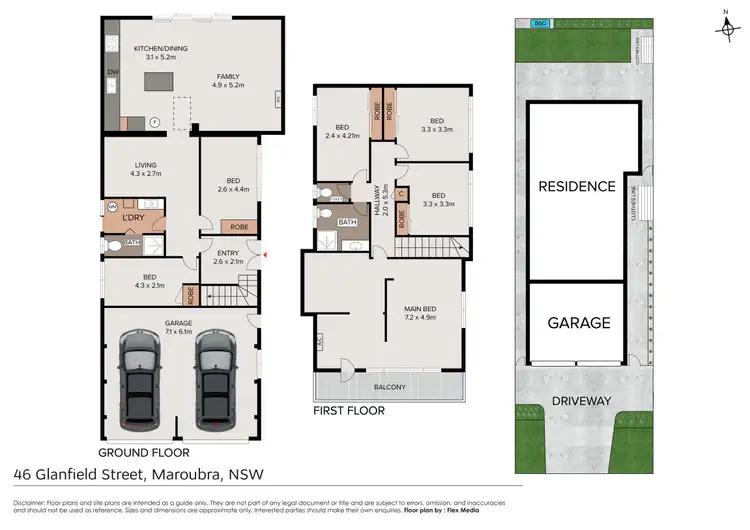 Floorplan of Homely house listing, 46 Glanfield Street, Maroubra NSW 2035