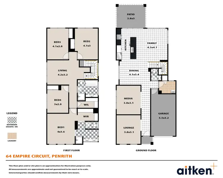 Floorplan of Homely house listing, 64 Empire Circuit, Penrith NSW 2750