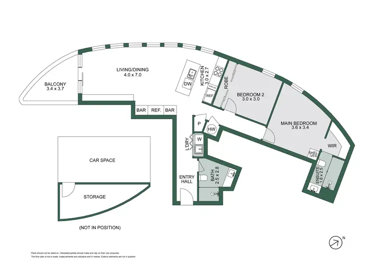 Floorplan of Homely apartment listing, 8/201 Ormond Road, Elwood VIC 3184