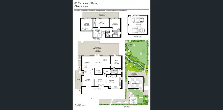 Floorplan of Homely house listing, 68 Cedarwood Drive, Cherrybrook NSW 2126