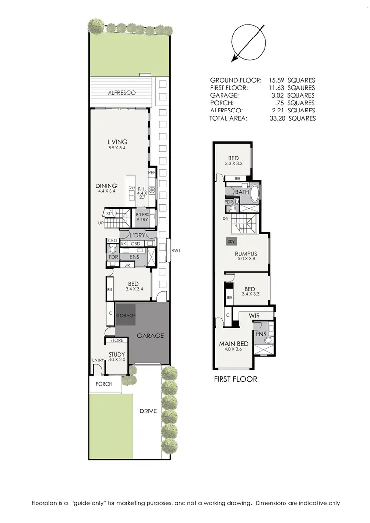 Floorplan of Homely townhouse listing, 10a Langrigg Avenue, Edithvale VIC 3196