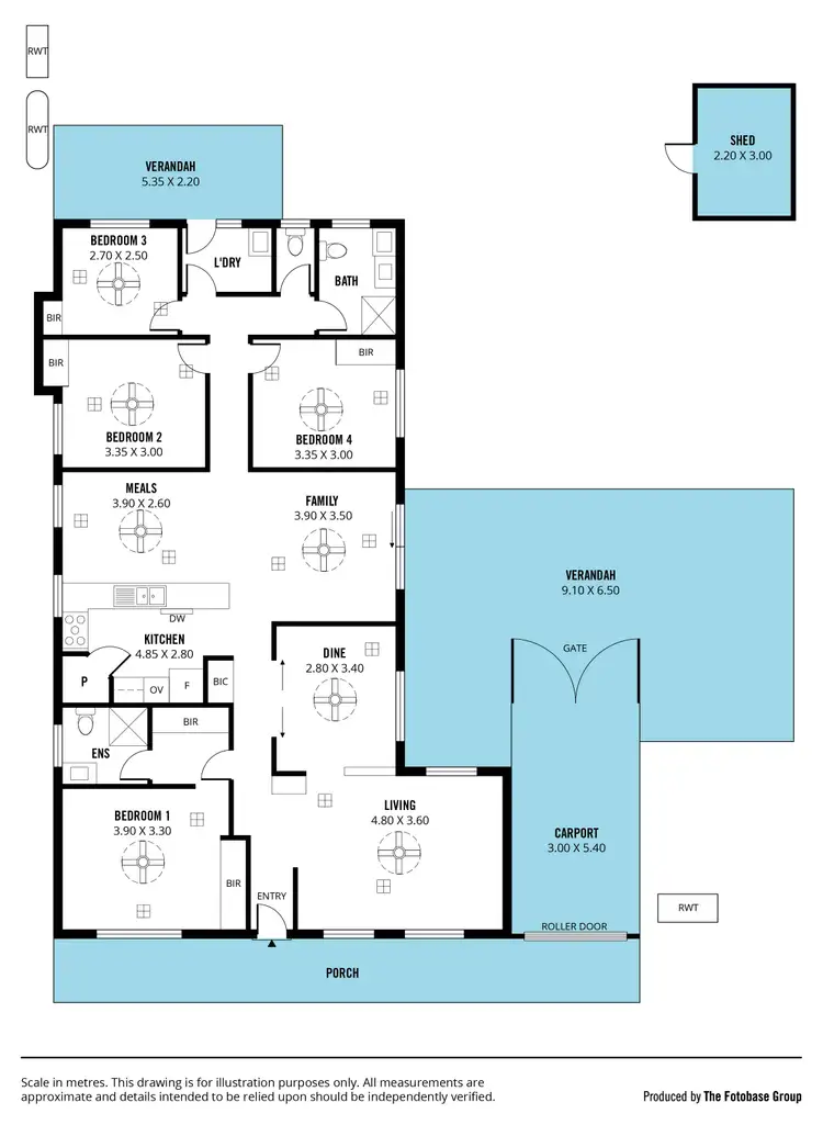 Floorplan of Homely house listing, 21 Warburton Drive, Woodcroft SA 5162