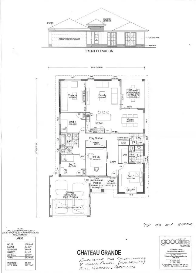 Floorplan of Homely house listing, 18 Orion Lane, Australind WA 6233