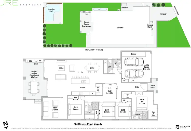 Floorplan of Homely house listing, 104 Miranda Road, Miranda NSW 2228