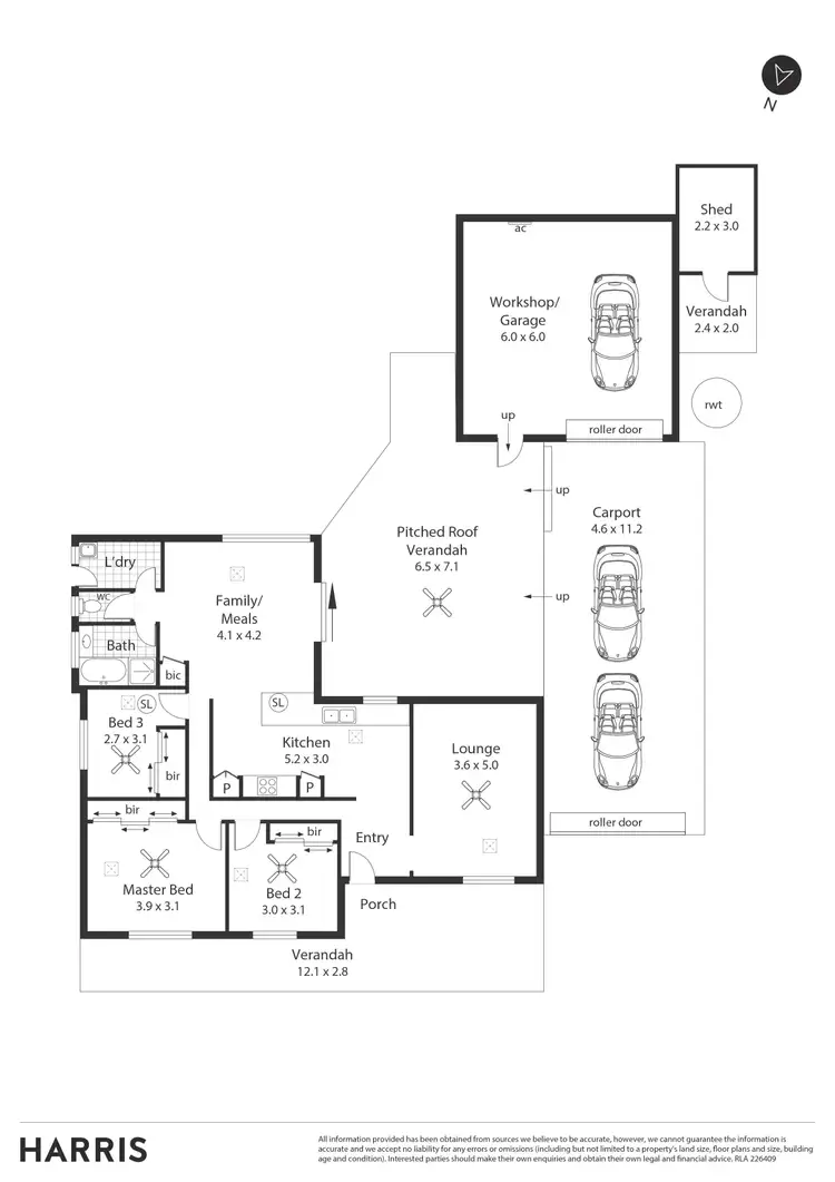 Floorplan of Homely house listing, 27 California Avenue, Craigmore SA 5114