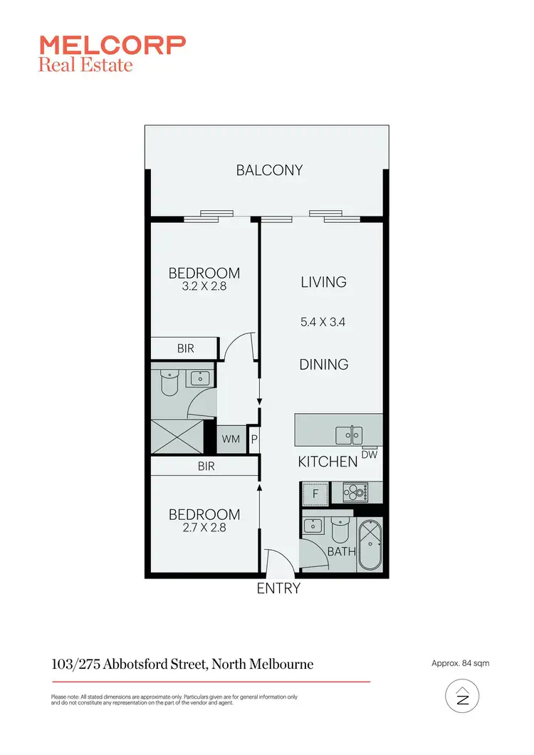 Floorplan of Homely apartment listing, 103/275 Abbotsford Street, North Melbourne VIC 3051