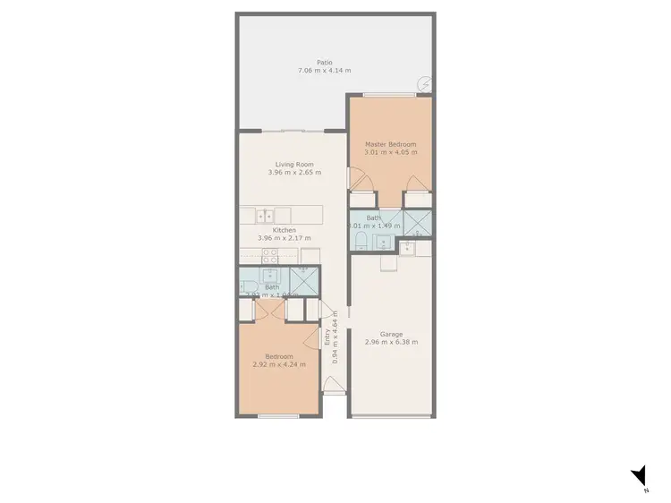 Floorplan of Homely unit listing, 19/53 Retro Street, Emerald QLD 4720