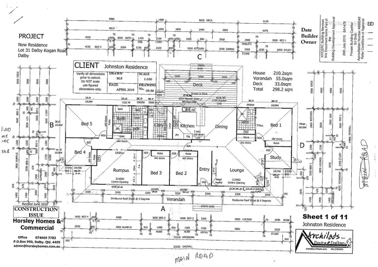 Floorplan of Homely rural property listing, 308 Dalby Kogan Road, Dalby QLD 4405