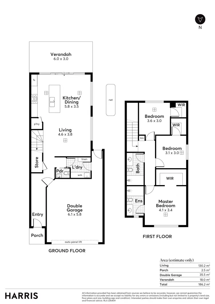 Floorplan of Homely house listing, 6a Opal Street, Aberfoyle Park SA 5159