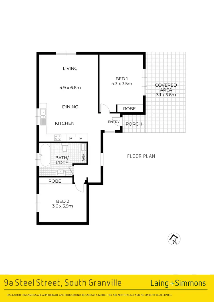 Floorplan of Homely house listing, 9 + 9a Steel Street, Granville NSW 2142