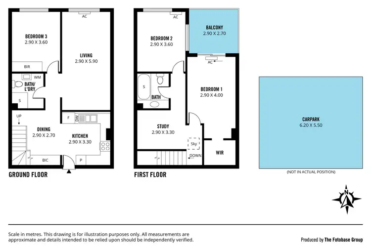Floorplan of Homely unit listing, 8/1 Waterfall Terrace, Burnside SA 5066
