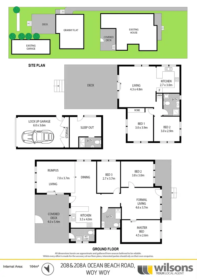 Floorplan of Homely house listing, 208 Ocean Beach Road, Woy Woy NSW 2256