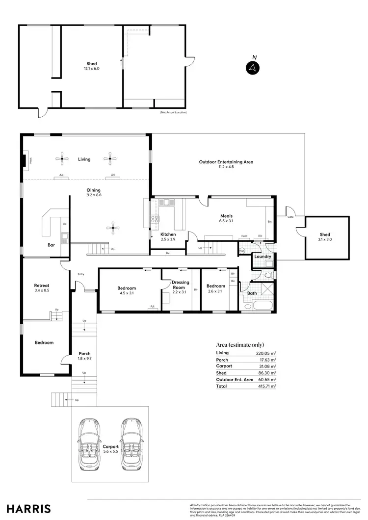 Floorplan of Homely house listing, 11-13 Ridgehaven Drive, Bellevue Heights SA 5050