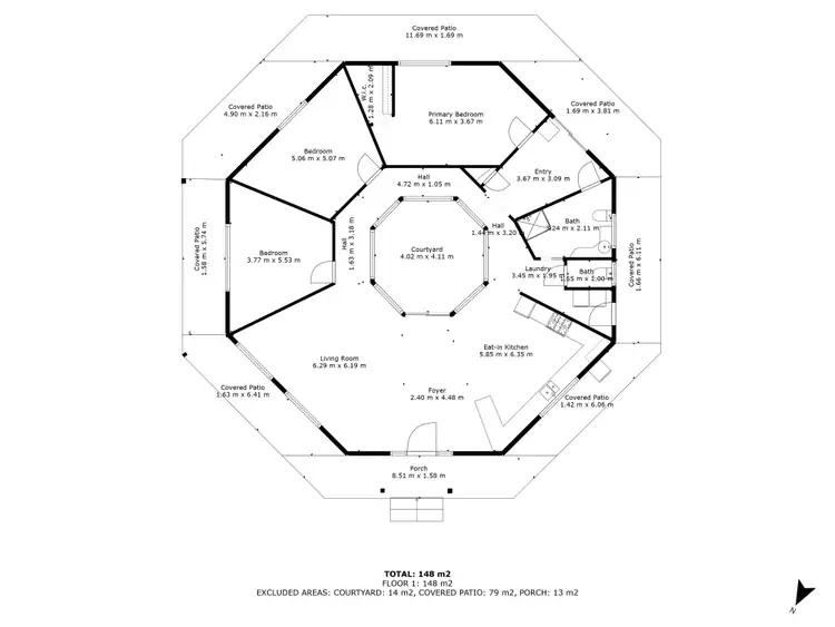 Floorplan of Homely house listing, 68 Commodore Drive, South Bingera QLD 4670