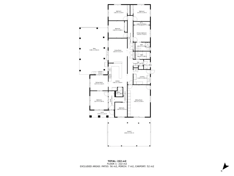 Floorplan of Homely rural property listing, 517 Gooburrum Road, Gooburrum QLD 4670