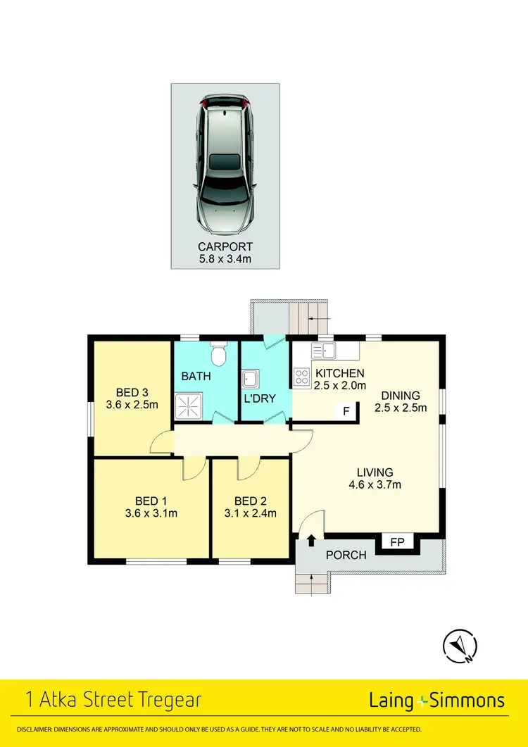 Floorplan of Homely house listing, 1 Atka Street, Tregear NSW 2770