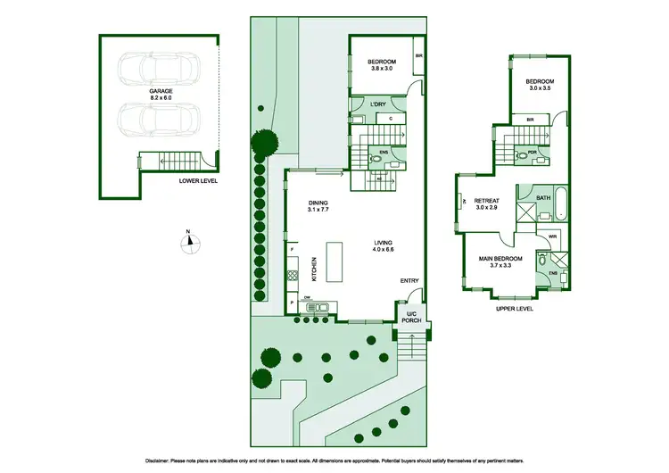 Floorplan of Homely townhouse listing, 6/17 Forster Road, Mount Waverley VIC 3149