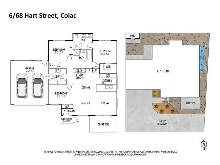 Floorplan of Homely unit listing, 6/68 Hart Street, Colac VIC 3250
