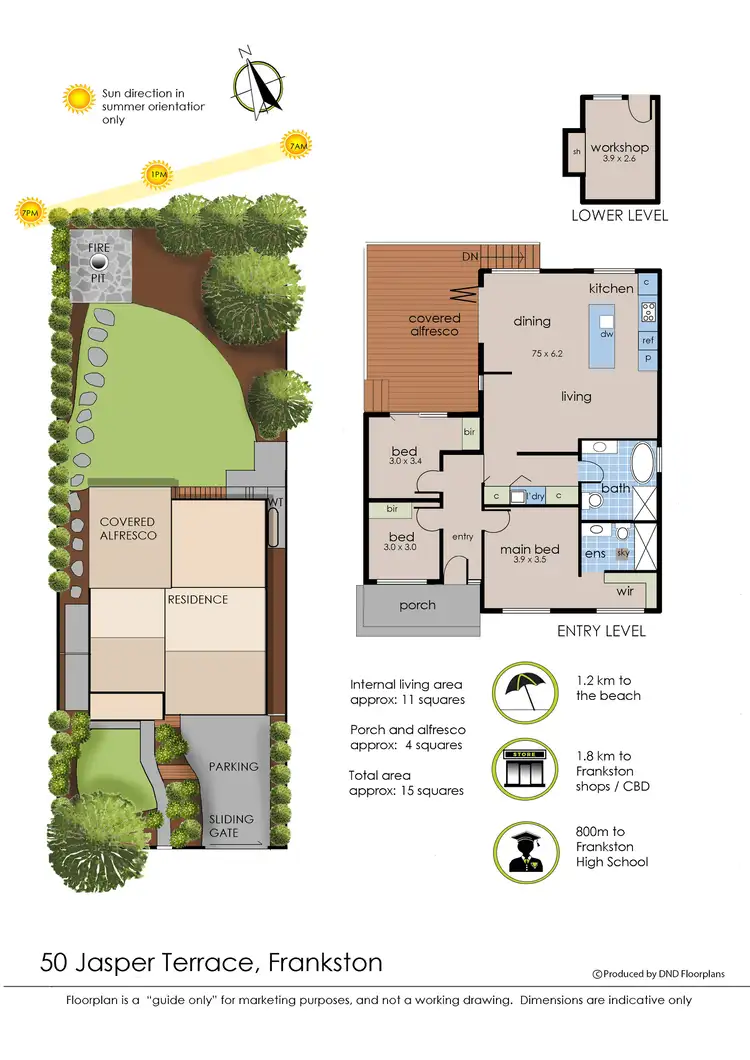 Floorplan of Homely house listing, 50 Jasper Terrace, Frankston VIC 3199