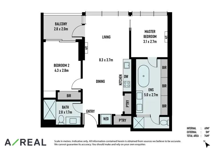 Floorplan of Homely apartment listing, 1107/23 MacKenzie Street, Melbourne VIC 3000