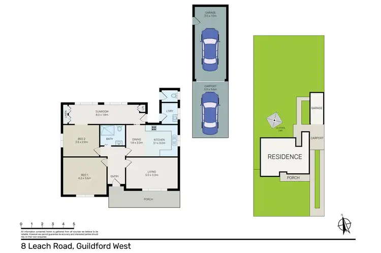Floorplan of Homely house listing, 8 Leach Road, Guildford NSW 2161
