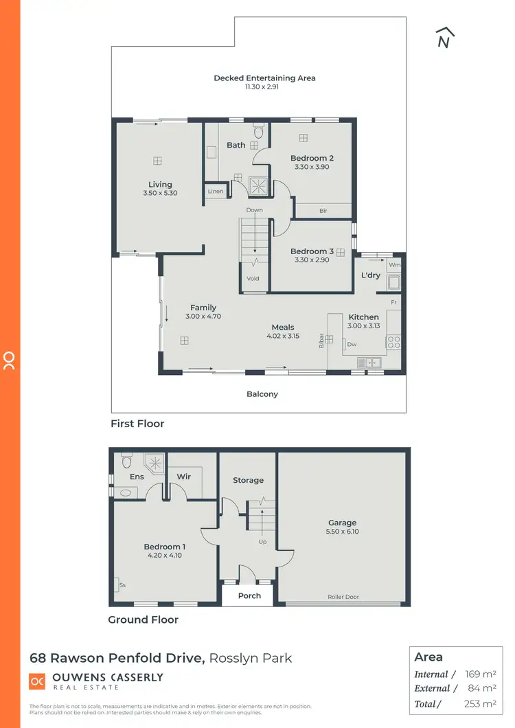 Floorplan of Homely townhouse listing, 68 Rawson Penfold Drive, Rosslyn Park SA 5072