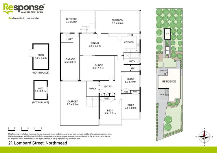 Floorplan of Homely house listing, 21 Lombard Street, Northmead NSW 2152