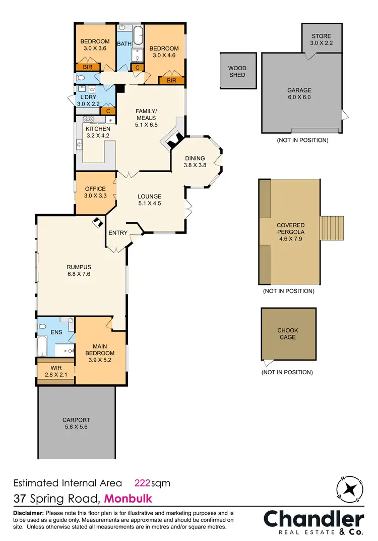 Floorplan of Homely house listing, 37 Spring Road, Monbulk VIC 3793