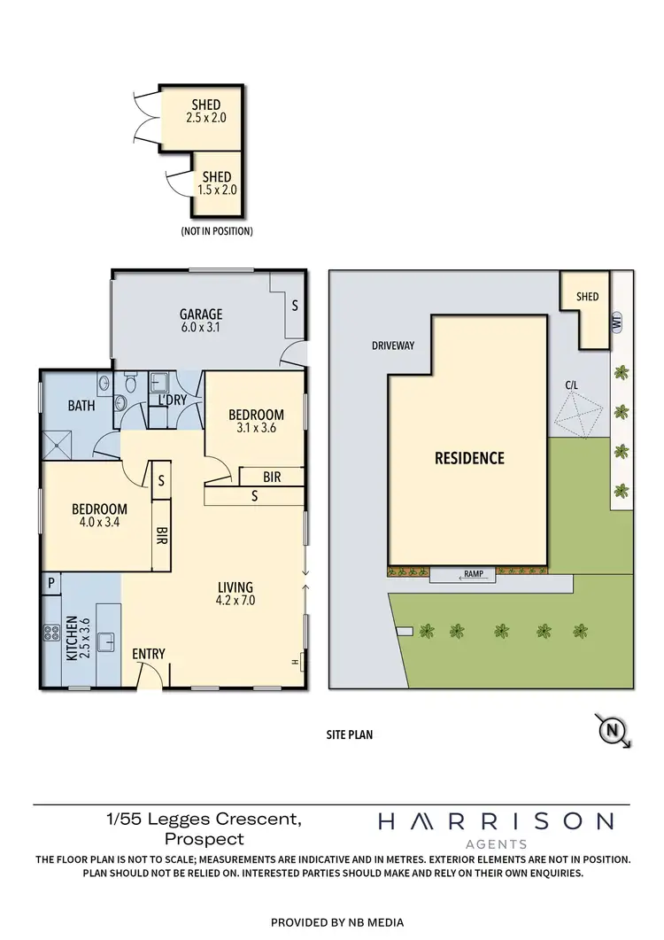Floorplan of Homely unit listing, 1/55 Legges Crescent, Prospect TAS 7250