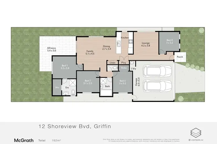 Floorplan of Homely house listing, 12 Shoreview Boulevard, Griffin QLD 4503
