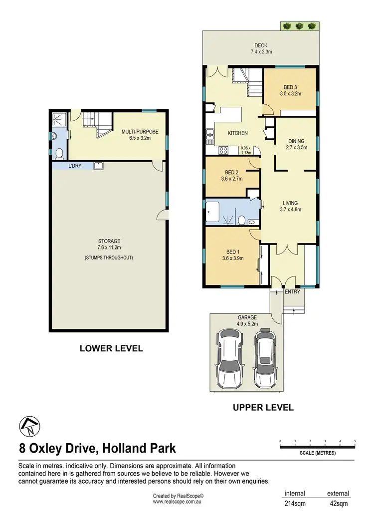 Floorplan of Homely house listing, 8 Oxley Drive, Holland Park QLD 4121