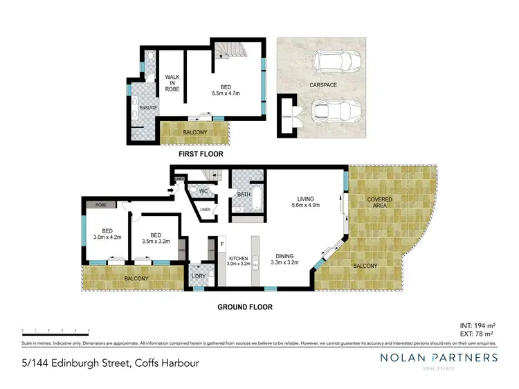 Floorplan of Homely apartment listing, 5/144 Edinburgh Street, Coffs Harbour NSW 2450