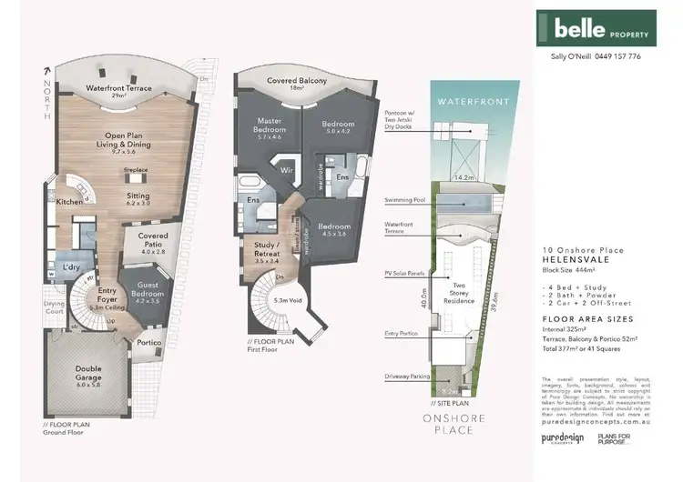 Floorplan of Homely house listing, 10 Onshore Place, Helensvale QLD 4212