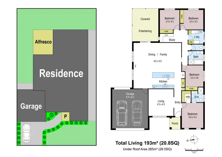 Floorplan of Homely house listing, 26 Poplar Close, Trafalgar VIC 3824