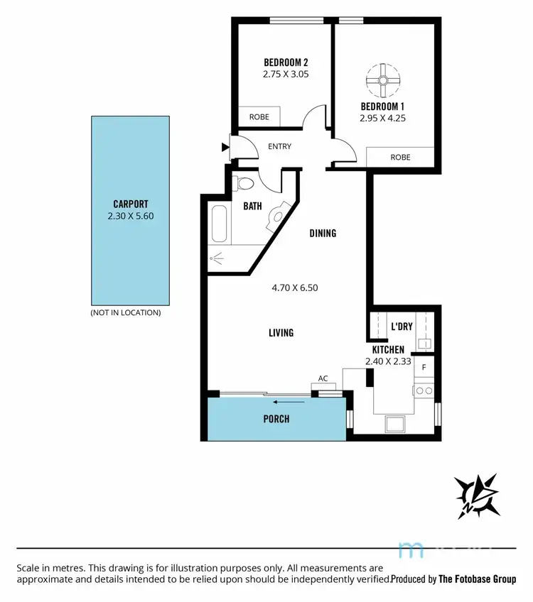 Floorplan of Homely unit listing, 3/1 Amarina Court, Semaphore Park SA 5019