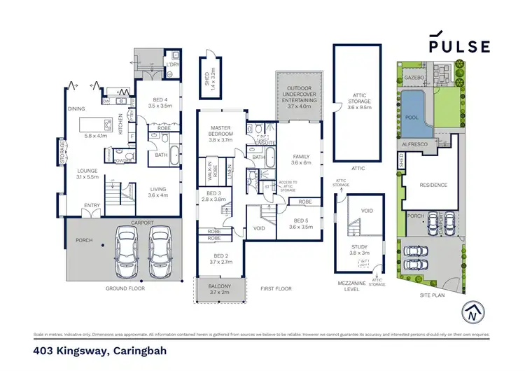 Floorplan of Homely house listing, 403 Kingsway, Caringbah NSW 2229