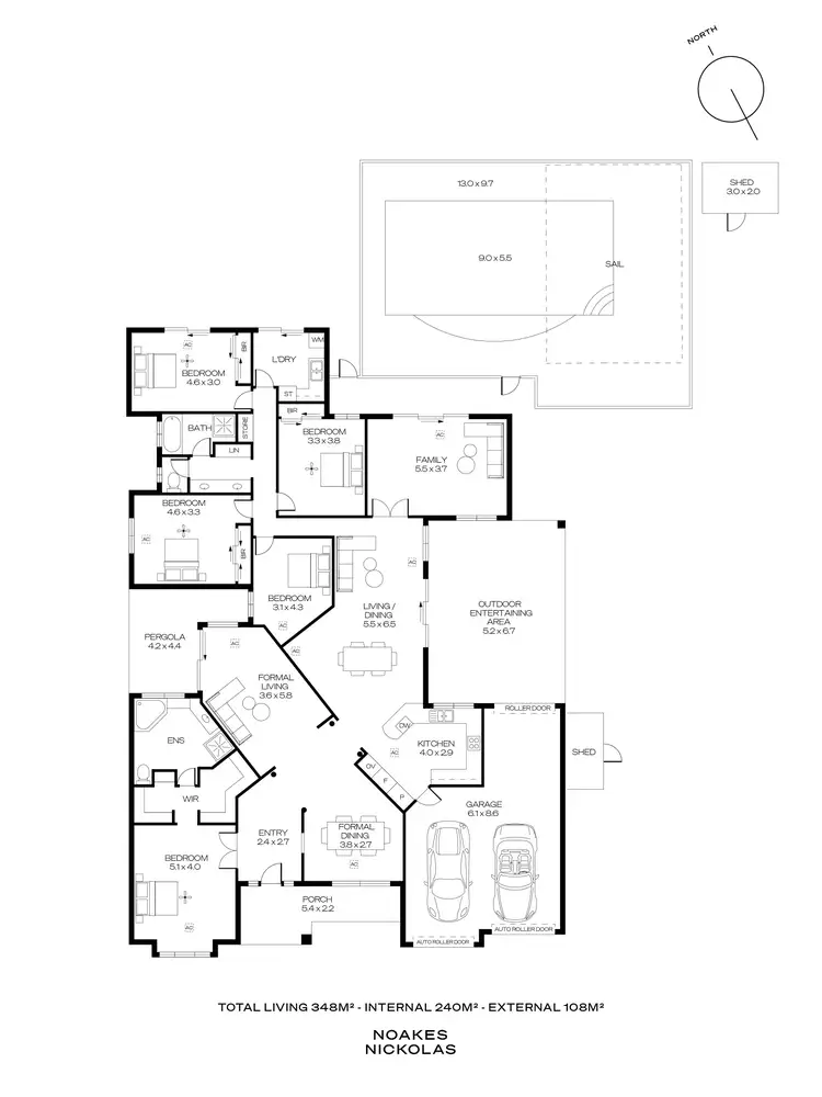 Floorplan of Homely house listing, 36 Grand Boulevard, Craigburn Farm SA 5051