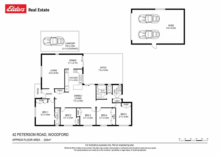 Floorplan of Homely house listing, 42 Peterson Road, Woodford QLD 4514