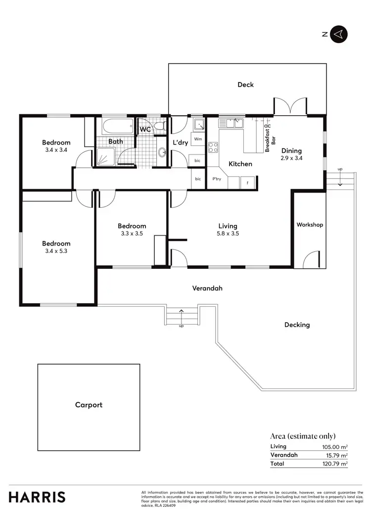 Floorplan of Homely house listing, 11 Annette Way, Coromandel Valley SA 5051