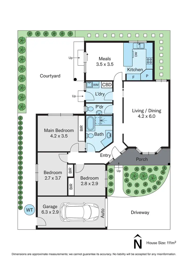 Floorplan of Homely unit listing, 2/265 Lawrence Road, Mount Waverley VIC 3149