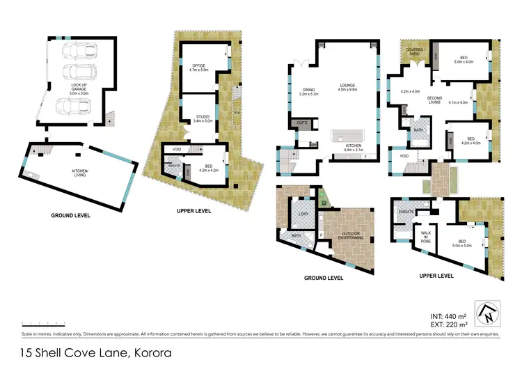 Floorplan of Homely house listing, 15 Shell Cove Lane, Korora NSW 2450