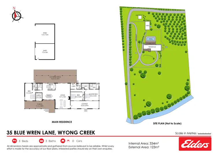 Floorplan of Homely rural property listing, 35 Blue Wren Lane, Wyong Creek NSW 2259