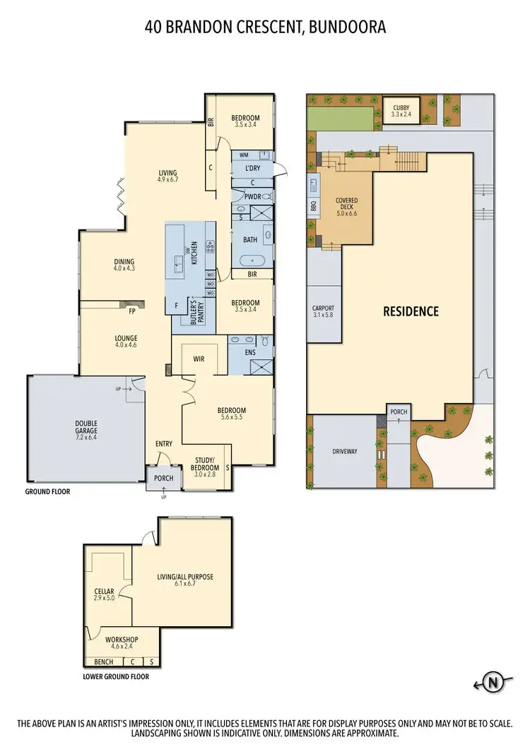 Floorplan of Homely house listing, 40 Brandon Crescent, Bundoora VIC 3083