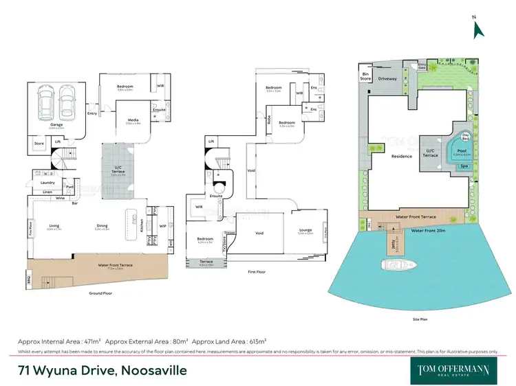 Floorplan of Homely house listing, 71 Wyuna Drive, Noosaville QLD 4566